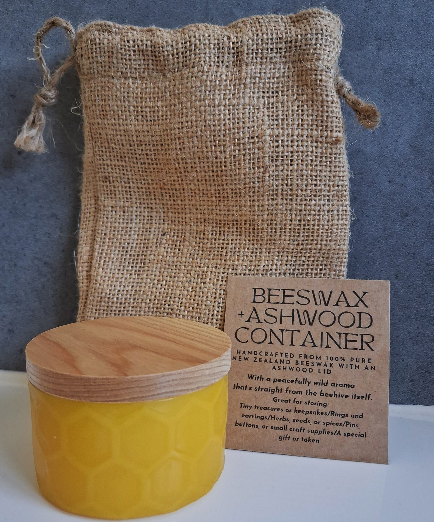 Beeswax + Ashwood Container