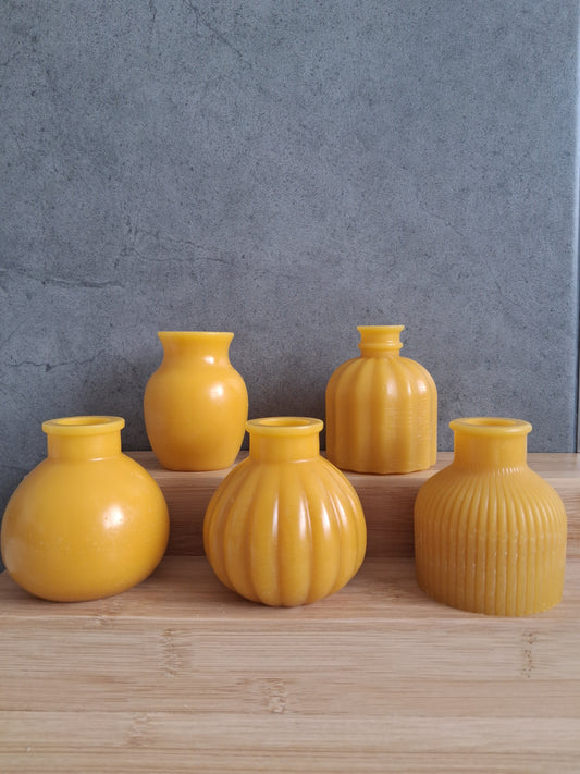 BEESWAX VASES