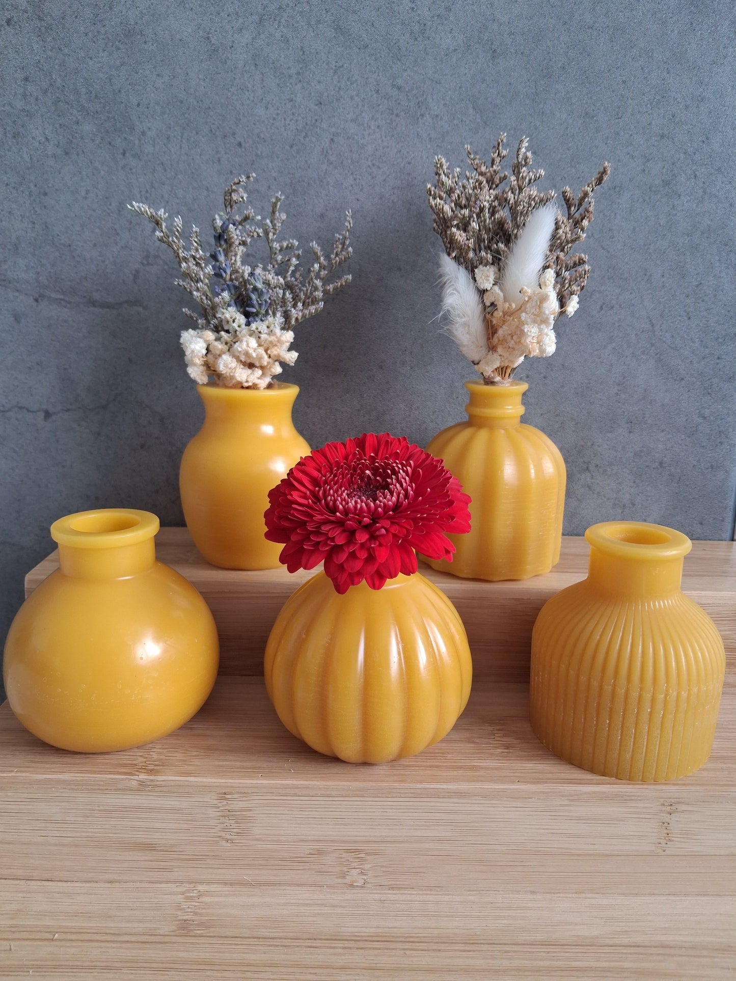 BEESWAX VASES