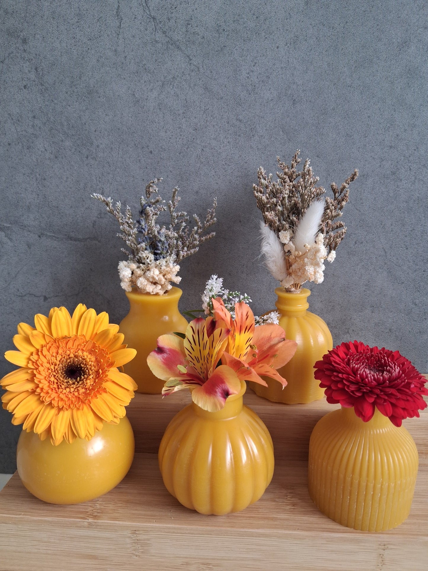 BEESWAX VASES